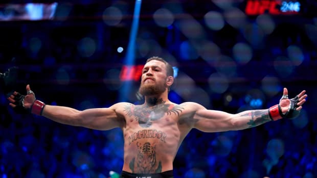 Conor McGregor UFC Octagon spotlight